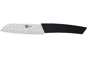 Richardson Sheffield Zenith - Cuchillo Santoku de cerámica (12,5 cm), Color Plateado