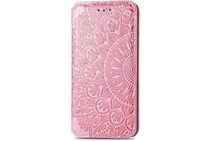 FTRONGRT Case for Motorola's Moto G84, with Mobile Phone Holder, Card Slot, Magnetic PU Leather Wallet Case, Mobile Wallet Flip Cover for Motorola's Moto G84-Pink