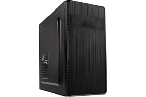 Kolink KLM-003 Micro-ATX PC Case - Black with Compact Design, Versatile Compatibility, and Optimised Airflow