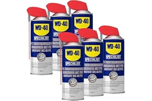 WD-40 Specialist PTFE Smart Straw Spray lubrifiant sec 6 x 400 ml | Spray PTFE