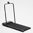 amazon basics Abtr100 1 Hp Peak 2-in-1 Motorized Foldable Treadmill Cum Walking Pad with LCD Display|Max Speed 8 Km/Hr|Max User Weight 90 Kg|1 Hp(Peak Power)|Treadmill for Home,Black