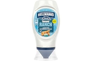 Hellmann's Creamy Ranch Sauce made with buttermilk & garlic cool & tangy flavour 245 g