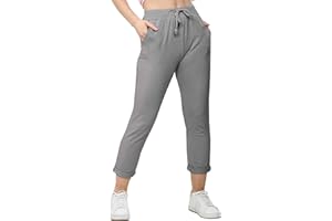 Love My Fashions® Womens Athletic Italian Active Yoga Trouser Pants Ladies Elasticated Drawstring Waist Open Ankle Sportswear Stretchy Cotton Summer Pajama Jogging Bottoms with Pockets Plus Size
