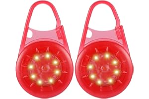 ‎ZLCBBD ZLCBBD LED Blinklicht Schulranzen USB Aufladbar - 2er Kinder Sicherheitslicht Anhänger, wasserdichte Sicherheit Licht für Wandern, Laufen, Joggen, Haustier, Rucksack, Kleidung, Schuh