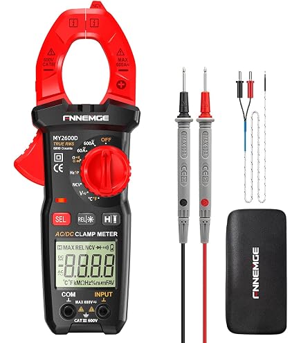 Pinza Amperimétrica PeakTech 1650 – 400A AC/DC Con Multímetro Digital, TUV/GS Y Voltímetro Sin Contacto