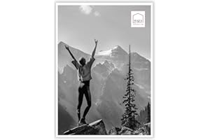 HAES DECO - Cadre Photo/Cadre Mural/Porte Photo Plastique Easy Frame Blanc 50x70 cm - EF8W