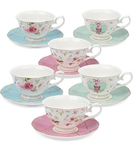 Service à Thé Royal Albert Fleur Du Mois - Février - 1 Tasse, 1 Soucoupe, 1 Assiette à Gâteau
