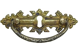 STILMELANGE Griff Gründerzeit mit Schlüsselloch Messing Antik 50 x 115 - Qualität aus Europa seit 1998