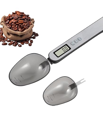 Balance Numérique Cuillère - 800g/0.1g, écran LCD, 5 Unités (g/ml/cup/fl.oz/oz) - Pour Cuisine, épices, Herbes, Pâtisserie - 5