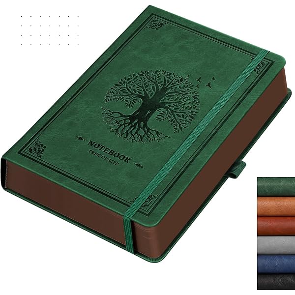 Carnet A5 Ligné 360 Pages - Style Minimaliste Grège - Idéal Journal Intime & écriture Quotidienne