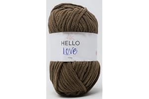 Hello Love Yarn, Mocha, 100g