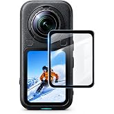 Coverzone Insta360 X6 ile Uyumlu Nano Jel Tam Ekran Koruyucu | Tam Ekran Kaplama, AR Yansıma &Ouml;nleyici, AF Oleofobik Y&uuml;zey, Pa