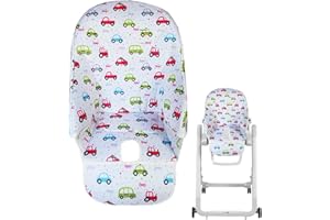 TEDIOUS Funda trona bebé | Funda trona | Cojín plegable para sillas altas de comedor para bebés | Funda de asiento Accesorios para PegPerego, Siesta Zero3, Baoneo, Kosmic Jané etc.