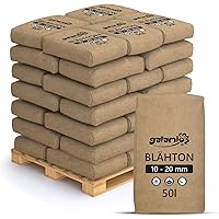 GALAMIO Blähton Keramsit Pflanz Granulat Ton Steine Lava Mulch Drainage Hydro Kultur Substrat Trocken Schüttung Dämmung…