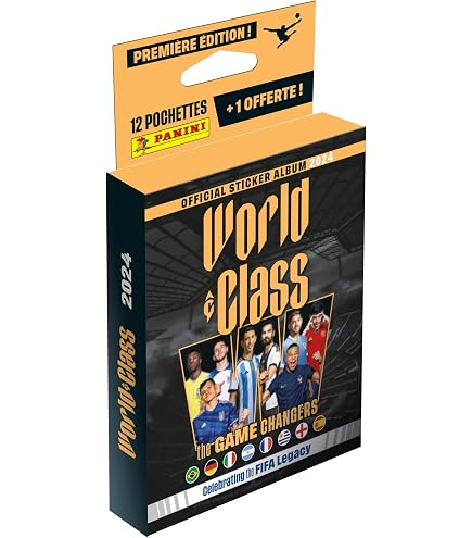 PANINI Foot 2024-2025 – Blister 6 Pochettes (30 Stickers) – Ligue 1 McDonald's – édition Collector