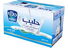 Nadec Full Fat Long Life Milk, 12 x 1 Liter