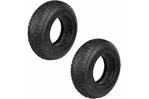 UK-MOTORS 2X Ersatzreifen Luftreifen Schubkarre Schubkarrenreifen 4.80/4.00-8 mit Schlauch