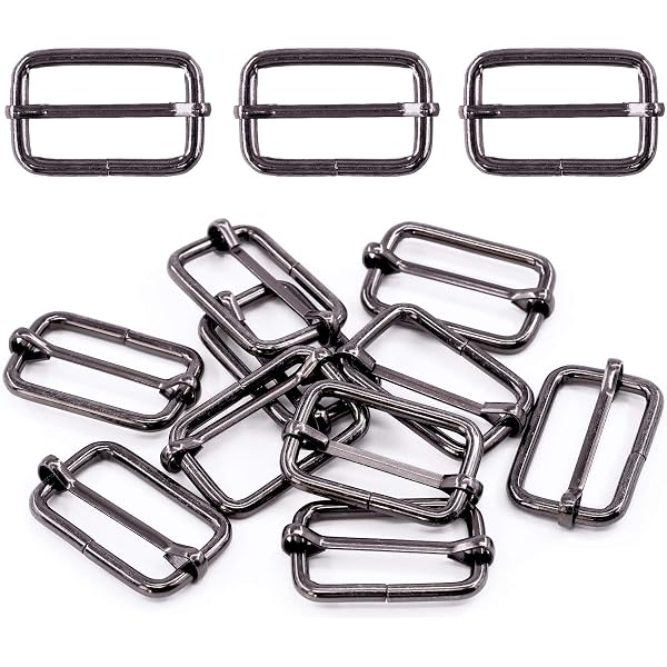 Lot De 10 Boucles Triangle Métalliques Pour Sangle - Largeur Intérieure 20 Mm (0.79"), Pour DIY Et Maroquinerie