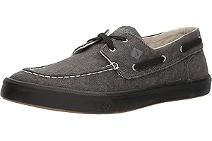 Sperry Bahama II Boat Washed Black, Scarpe da Vela Uomo