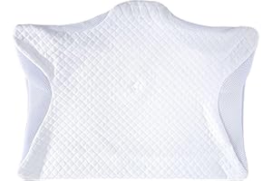 ‎HOMCA HOMCA Poszewki na poduszki, nadające się do prania, z pianki z pamięcią kształtu, kolor biały