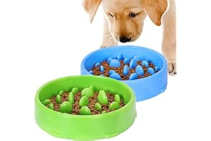BULL TIGER PRESTIGE 2 pezzi ciotola per cani di alimentazione lenta, ciotola anti-imbracatura per cani, ciotola interattiva, ciotola per cibo lenta, ciotola per cani e gatti e cuccioli