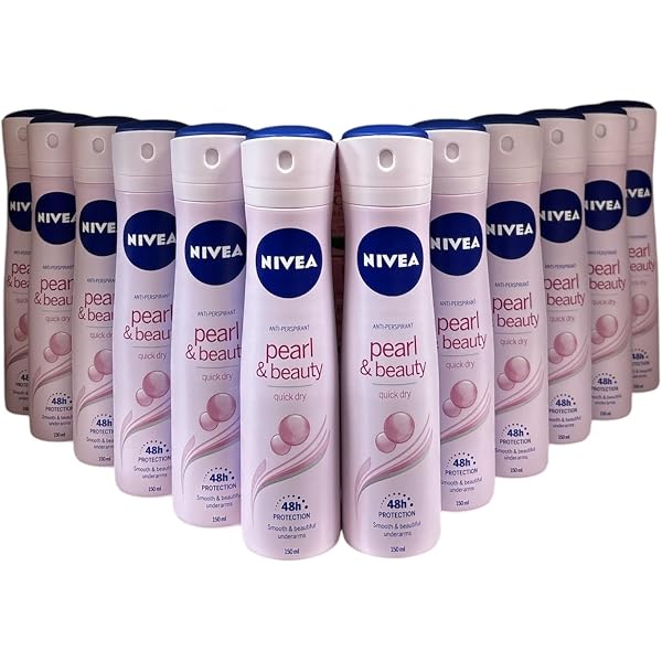 Nivea Deo Spray Perlen & Schönheit – 150 Ml, 48h Schutz, Alkoholfrei, Mit Perlenextrakt