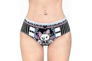 LittleForBig Women's Ladies Soft Silky Underwear Comfortable Hipster Briefs Babydoll Bella Goth Brat 'Oopsie' Potty Pants