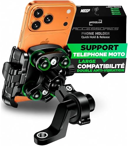 Supporto per telefono cellulare per moto, compatibile con smartphone da 3,5 - 6,5 - per moto s1000rr con fori rotondi Supporto per telefono cellulare per moto, compatibile con smartphone da 3,5 - 6,5 - per moto s1000rr con fori rotondi