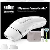 Braun Luz Pulsada Silk-expert Pro 3, Alternativa a Depiladora Laser, Eliminación Del Vello En Casa, Depiladora IPL Con Funda,