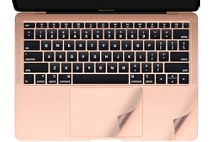 IMCOMOR Palm Rest Cover Compatible with 2020 2021 Macbook Air 13 Inch A2337 (M1) A2179 A1932 Trackpad Protector Sticker Skin for 2018-2022 Apple Macbook Air 13 A2337 (M1) A2179 A1932 with Touch ID (Gold)