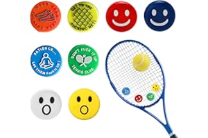 KASESSS 8 sztuk silikonowych amortyzatorów do tenisa, zabawne tłumiki wibracji dla tenisistów, rakiety tenisowe, amortyzatory do badmintona, rakiety do squasha
