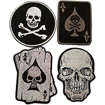 Mexican Tradition! Biker - Toppe termoadesive Patch Toppa ricamate, misura: 7,5 x 6 cm