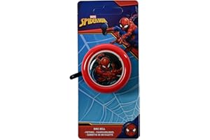VOLARE Spiderman Children's Bicycle Bell, Small Gifts for Boys, Bell, Bicycle Accessories, Outdoor Toy, Spider-Man, Cool Things, Bicycle Bell