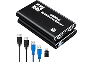 Newhope HDMI-Capture-Karte für Streaming, Full HD, 1080P, 60 FPS Capture USB 3.0, für Streaming-Kamera/Xbox/PS4/PS5/Switch/PC