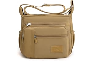 Wafybsre Borsa a tracolla casual per donna, borse a tracolla multitasche Borse in nylon impermeabile