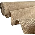 EU Fabrics Fire Retardant Hessian Fabric - Perfect for Table Runners, Wall Coverings, and Crafts - 8.5oz, 320gsm, Coloured Jute Burlap Material Fabrics per Metre (Natural, 10 Meters x 183cm)