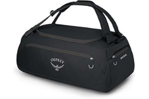 Osprey Daylite Duffel 60 Torba podróżna Unisex Black O/S, Czarny, Talla única, zwykły