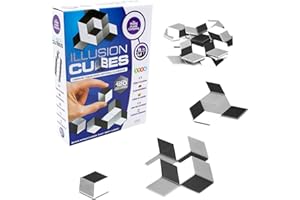 MUKIKIM The Happy Puzzle Company | Illusion Cubes | Create your Own Optical Illusions | 120 Challenges to Keep you Entertained | Learning Activity | Ages 6+