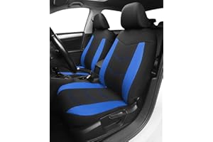 TOYOUN Car Seat Covers Blue for Van Sedan SUV front seats- Universal Fit-Breathable Seat Covers Front Pair