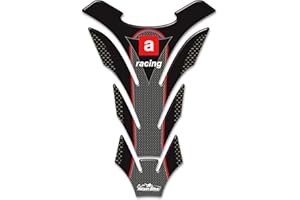 Resin Bike Adhesivos de Moto Compatibles con Aprilia. Protección Protector de Tanque de Choques y Arañazos de Moto. Adhesivo 3D Resinado Versión Universal - Made in Italy