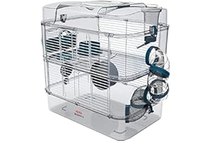 ALL FOR WAN'S LIFE Zolux - Jaula para hámster, Ratones y gerbola RODY 3" Duo