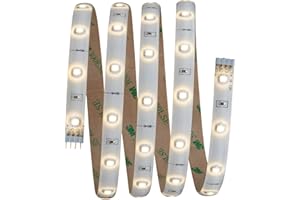 Paulmann 70317 Function YourLED Kit de base LED bande 1,5m, 2700K blanc chaud, 4,5W, 230/12V, Blanc, Plastique