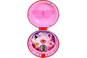 Bandai Miraculous Ladybug Yoyo Communicator, Accessoires Coccinelle Jouet téléphone pour Jeu de rôle Amusant, miraculeux : Contes de Coccinelle et Chat Noir Jouets pour Enfants pour Jeux d'habillage,