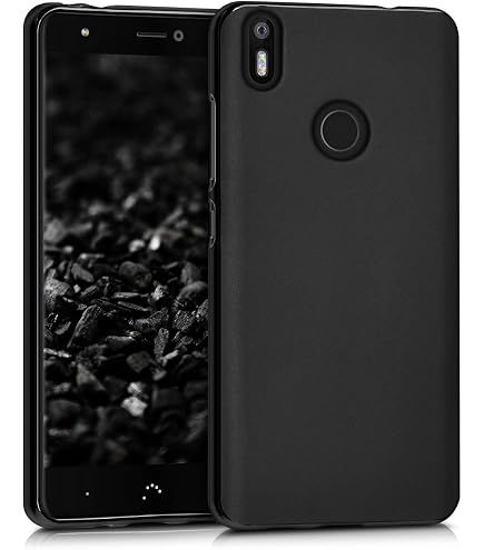 PU Leder Flip Hülle Für BQ Aquaris X Mit Sichtfenster Und Magnetverschluss – Schlank, Stoßfest Mit Kartenfach (Schwarz)