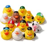 Set of 30 Rubber Ducks - Colorful Rubber Ducks with Squeaky Function for Bath, Pool and Parties - Fun Toys for Babies