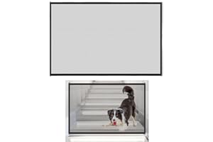 ANMEISH Pet Gate Safety Gates for Dogs,No Drilling,Portable Mesh Baby Dog Gates,Dog Barrier Isolation Net,Safety Gate Folding Mesh Stair Gate for Doorways, Hallways, Indoor,110 x 72cm