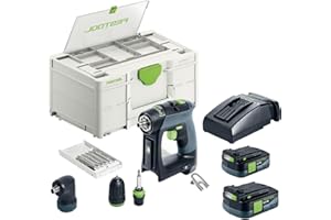 Festool Wiertarko-wkrętarka akumulatorowa CXS 12 2,5-zestaw