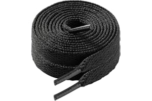 LARGERED Lacci Scarpe,Stringhe Scarpe per Sportive Casual Sneakers,Lacci per Uomo e Donna,Lacci per Scarpe Piatti 8mm Larghe,Lacci per scarpe piatte spesse per scarpe da ginnastica(75cm-180cm)