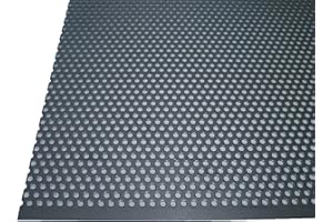 B&T Metall Loch-Blech 30x60cm | Blech-Zuschnitt 1,0mm stark, Rund-Lochung Ø 3mm versetzt RV 3-5 | Edelstahl-Blech nach Maß, V2A, gelocht, blank gewalzt | Loch-Gitter 1.4301, rostfrei