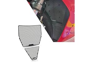 ZHUOWU Radiator Guard Protective Grille Radiator Grille & Oil Cooler Cover Motorcycle Accessories for Panigale V4 S Speciale 2018-2021 for Panigale V4 R Panigale V4 S Corse 2019-2021 for Streetfighter V4 S